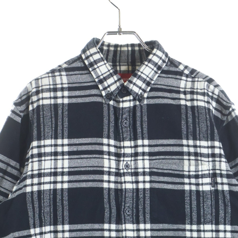 SUPREME(シュプリーム) 19AW Tartan Flannel Shirt Black タータン フランネル チェック 長袖シャツ ブラック/ホワイト
