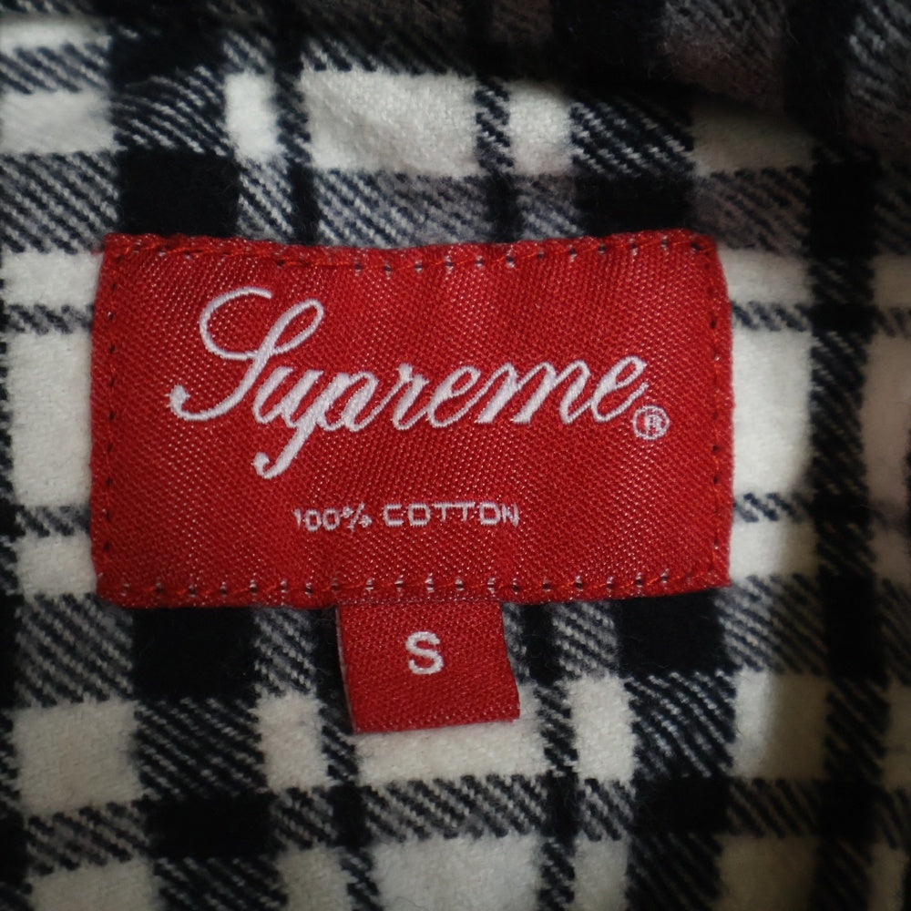 SUPREME(シュプリーム) 19AW Tartan Flannel Shirt Black タータン フランネル チェック 長袖シャツ ブラック/ホワイト