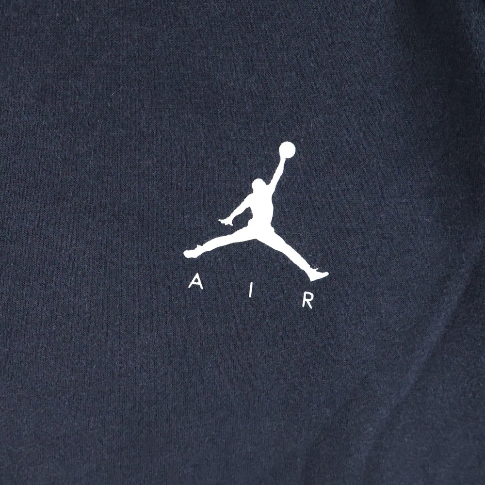 NIKE(ナイキ) M J JUMPMAN FLEECE ロゴプリント フーディー スウェットプルオーバーパーカー ブラック 940108-010