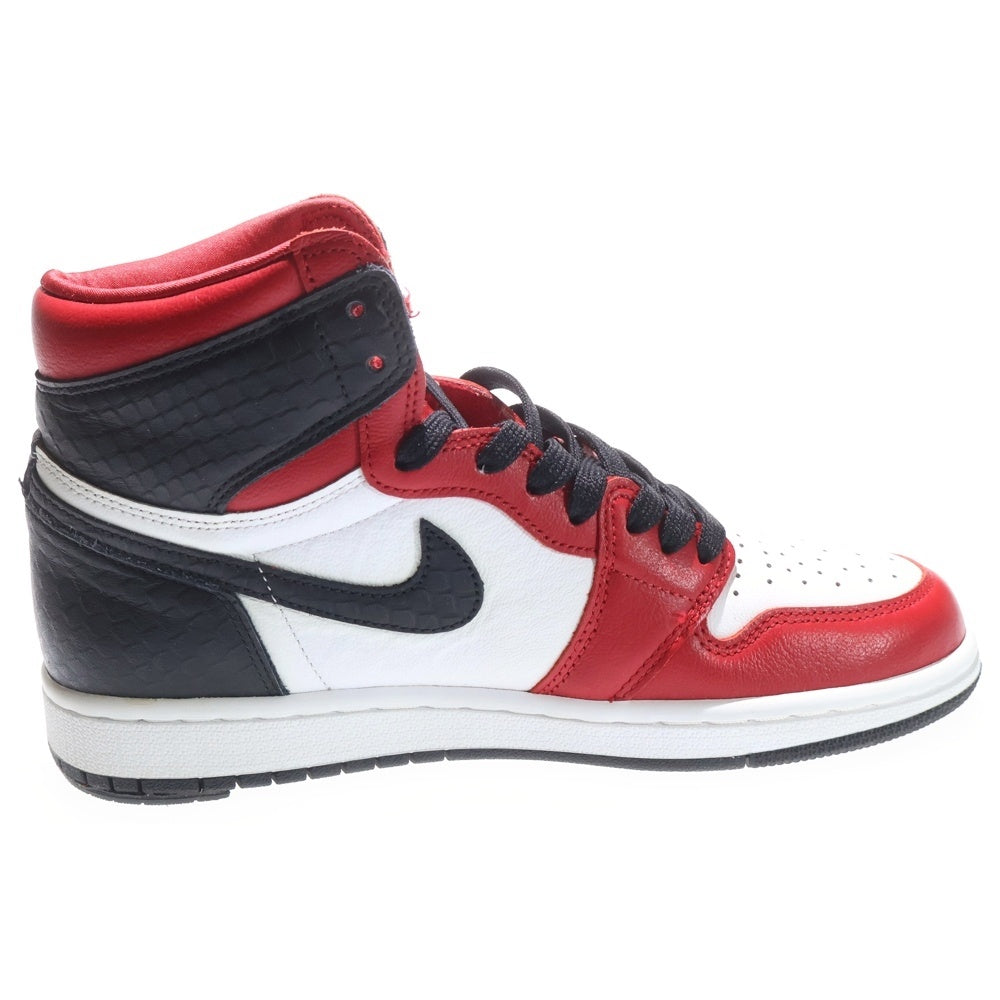 NIKE(ナイキ) WMNS AIR JORDAN 1 HIGH OG SATIN RED ウィメンズ エアジョーダン1 ハイカットスニーカー サテンレッド レディース US7/24cm CD0461-601