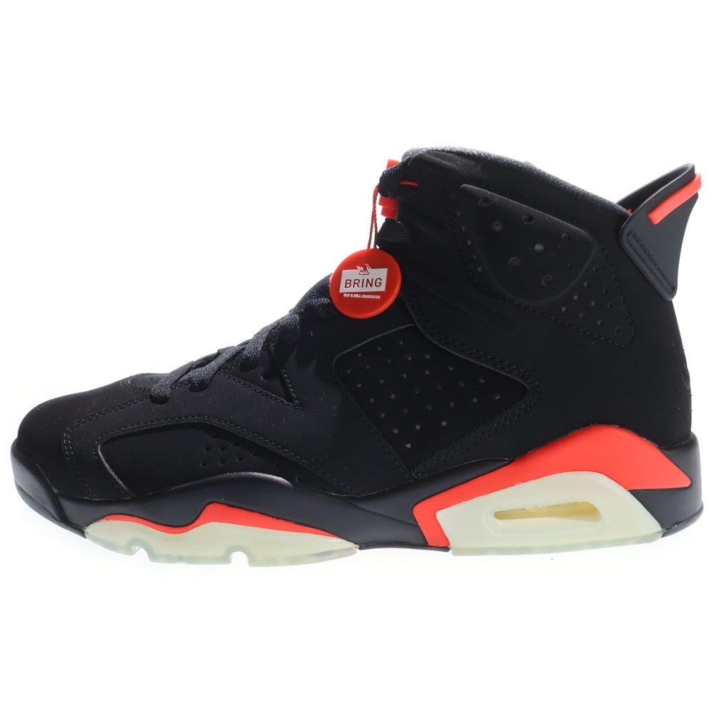 NIKE(ナイキ) AIR JORDAN 6 RETRO OG BLACK INFRARED エアジョーダン6 ハイカットスニーカー ブラック/インフラレッド US10/28cm 384664-060