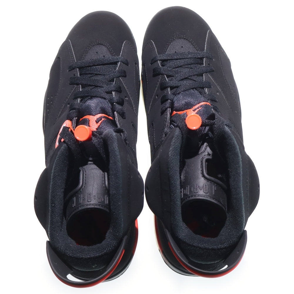 NIKE(ナイキ) AIR JORDAN 6 RETRO OG BLACK INFRARED エアジョーダン6 ハイカットスニーカー ブラック/インフラレッド US10/28cm 384664-060