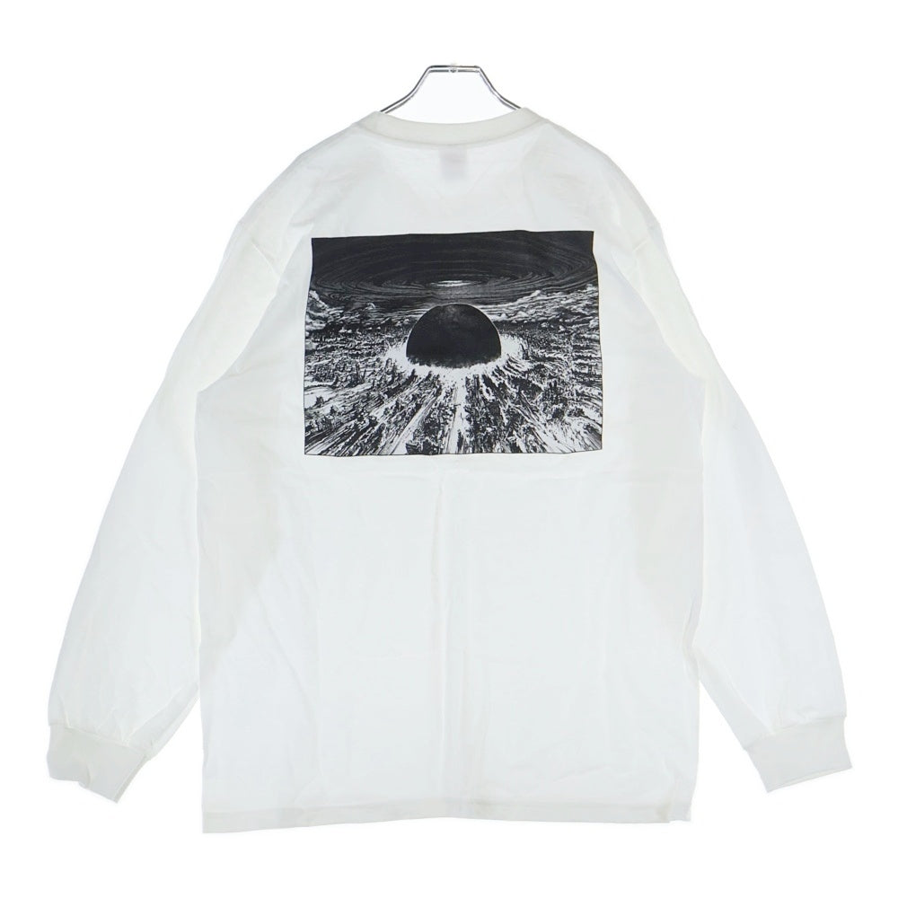 SUPREME(シュプリーム) 17AW × AKIRA Neo-Tokyo L/S Tee アキラ ネオ東京 クルーネック ロングスリーブ 長袖Tシャツ カットソー ホワイト