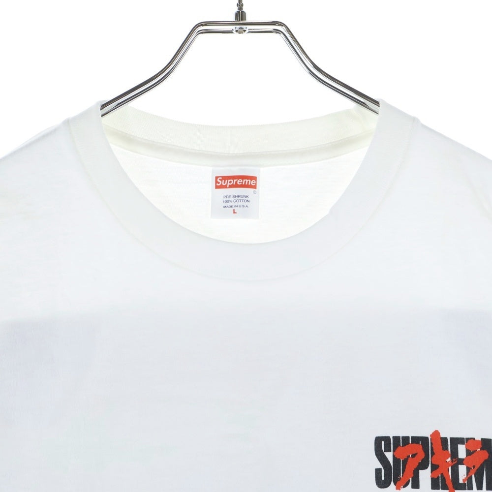 SUPREME(シュプリーム) 17AW × AKIRA Neo-Tokyo L/S Tee アキラ ネオ東京 クルーネック ロングスリーブ 長袖Tシャツ カットソー ホワイト