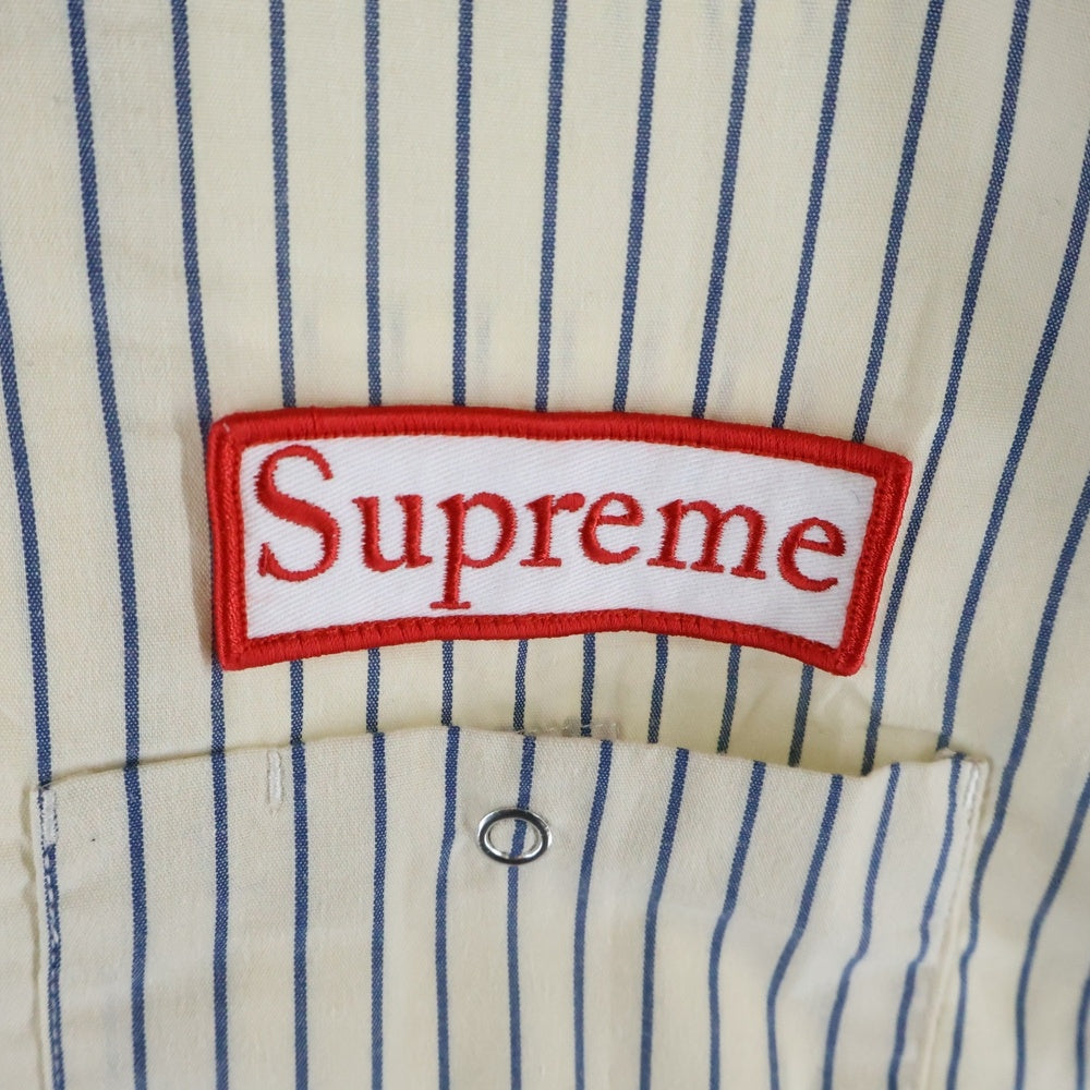 SUPREME(シュプリーム) 14SS Striped Work Shirt ストライプ 長袖