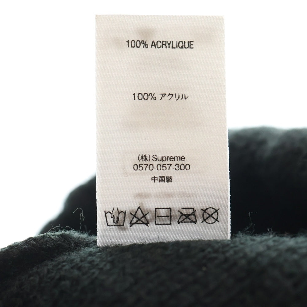 SUPREME(シュプリーム) 18AW Classic Stripe Beanie クラシック ストライプ アクリルニットビーニー ブラック/オレンジ