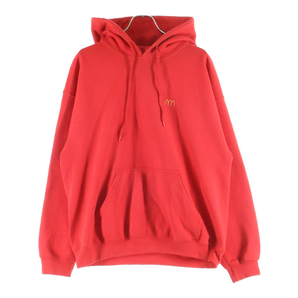 MINNANO ミンナノ パーカー L 赤 【古着】【中古】【送料無料】 MIN-NANO(ミンナノ) Upper Lake Mafia Hoodie アッパー レイク