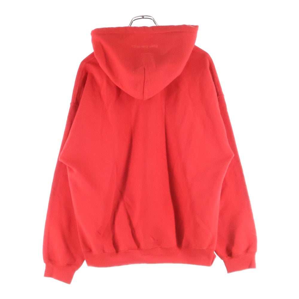 MIN-NANO(ミンナノ) Upper Lake Mafia Hoodie アッパー レイク マフィア プリント プルオーバースウェットパーカー フーディ レッド