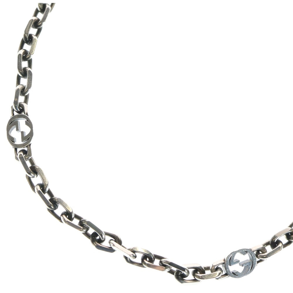 GUCCI(グッチ) インターロッキングG チェーンネックレス シルバー 616941