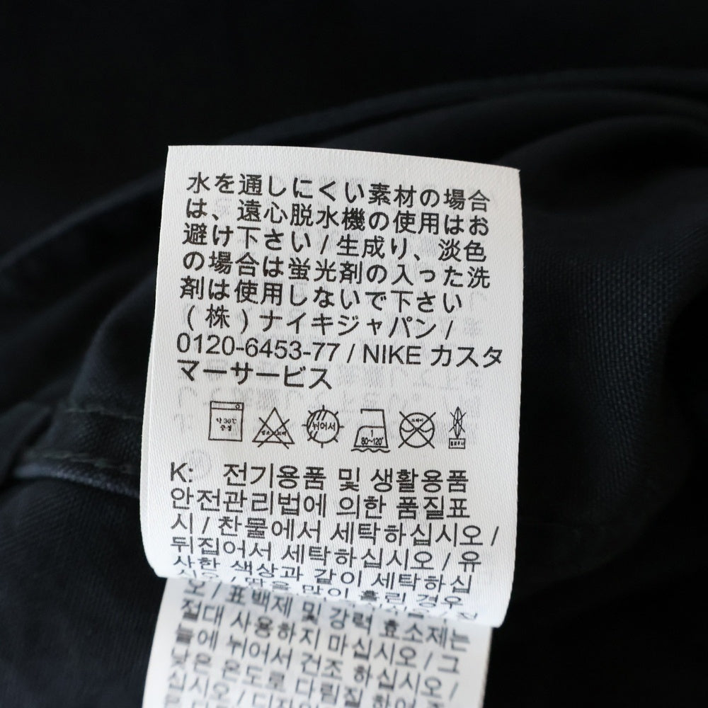 NIKE(ナイキ) 25SS JORDAN BRAND M J ESS STMT CHICAGO JKT ロゴ刺繍 ジョーダンブランド エッセンシャル シカゴ ジャケット ブラック HF9317-010