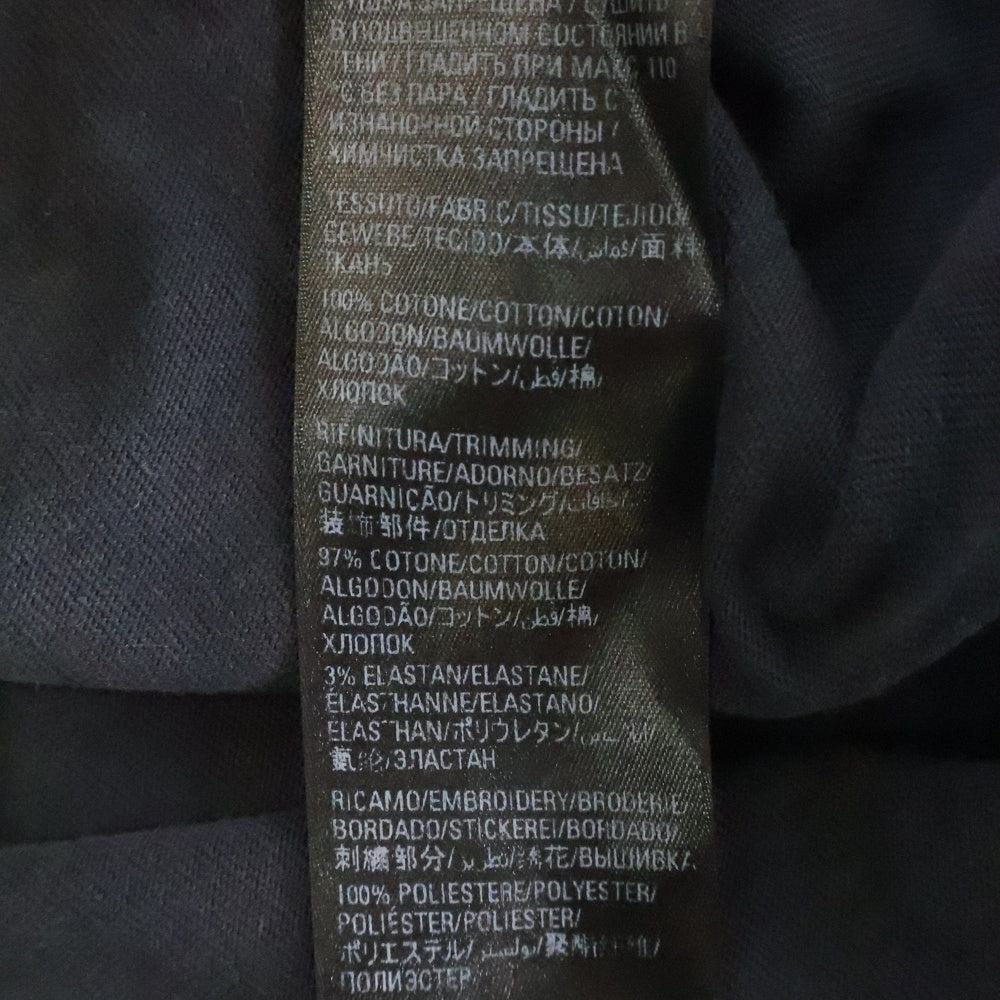 BALENCIAGA(バレンシアガ) 22AW XXXL LOGO EMBROIDED L/S Tee ロゴ 刺繍 長袖 Tシャツ カットソー チャコール 720250TNVD8