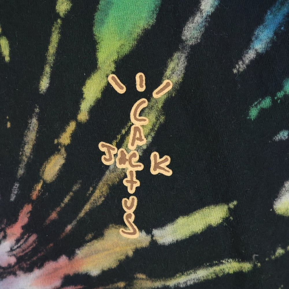 Cactus Jack(カクタスジャック) Travis Scott Highest In The Room Tee トラヴィススコット タイダイ半袖Tシャツ カットソー ブラック