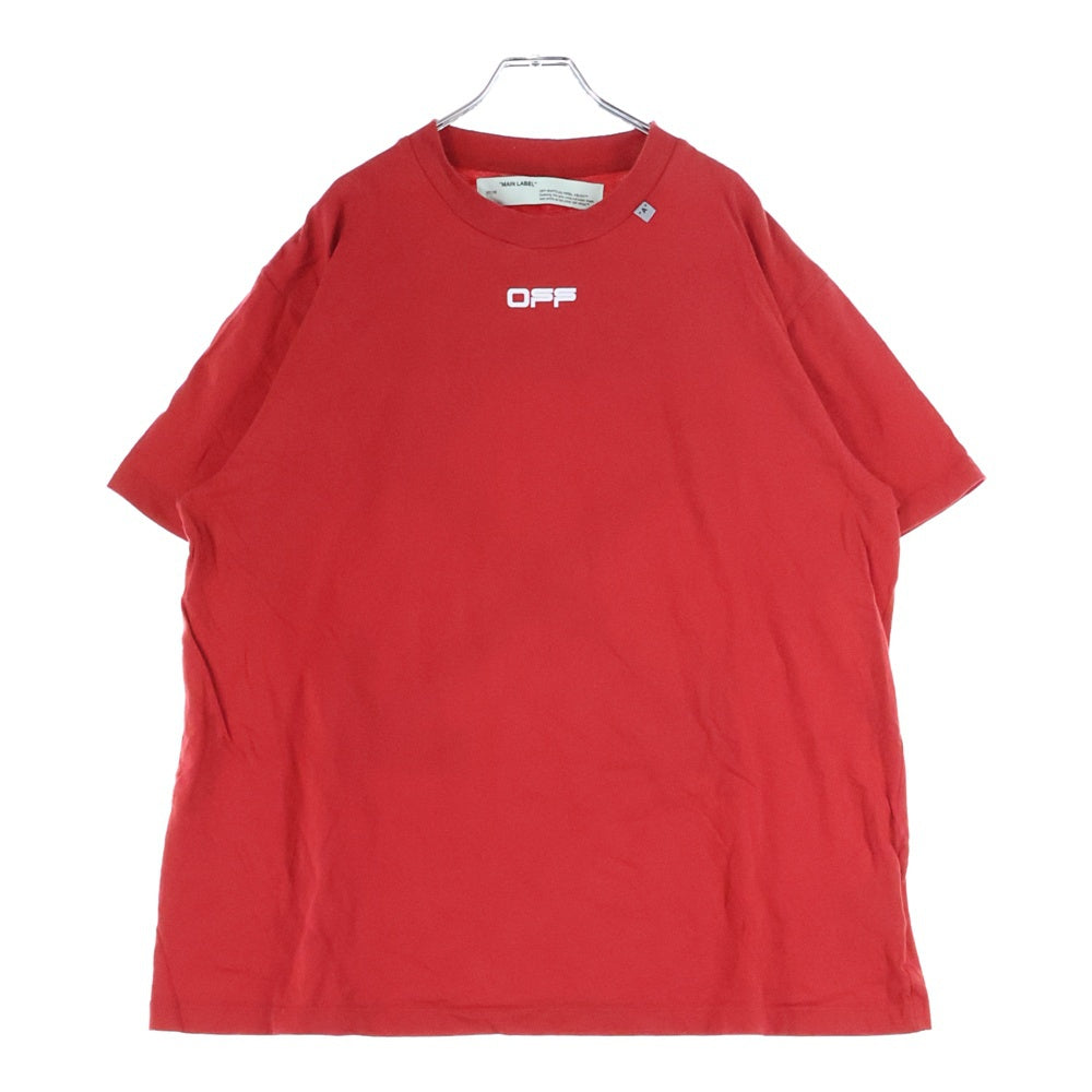 OFF-WHITE(オフホワイト) 20SS CARAVAGGIO ARROWS S/S OVER Tee カラバジオ アローズ バック オーバーサイズ ロゴ プリント クルーネック半袖 Tシャツ カットソーOMAA038S20185004