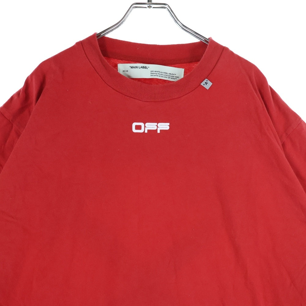 OFF-WHITE(オフホワイト) 20SS CARAVAGGIO ARROWS S/S OVER Tee カラバジオ アローズ バック オーバーサイズ ロゴ プリント クルーネック半袖 Tシャツ カットソーOMAA038S20185004