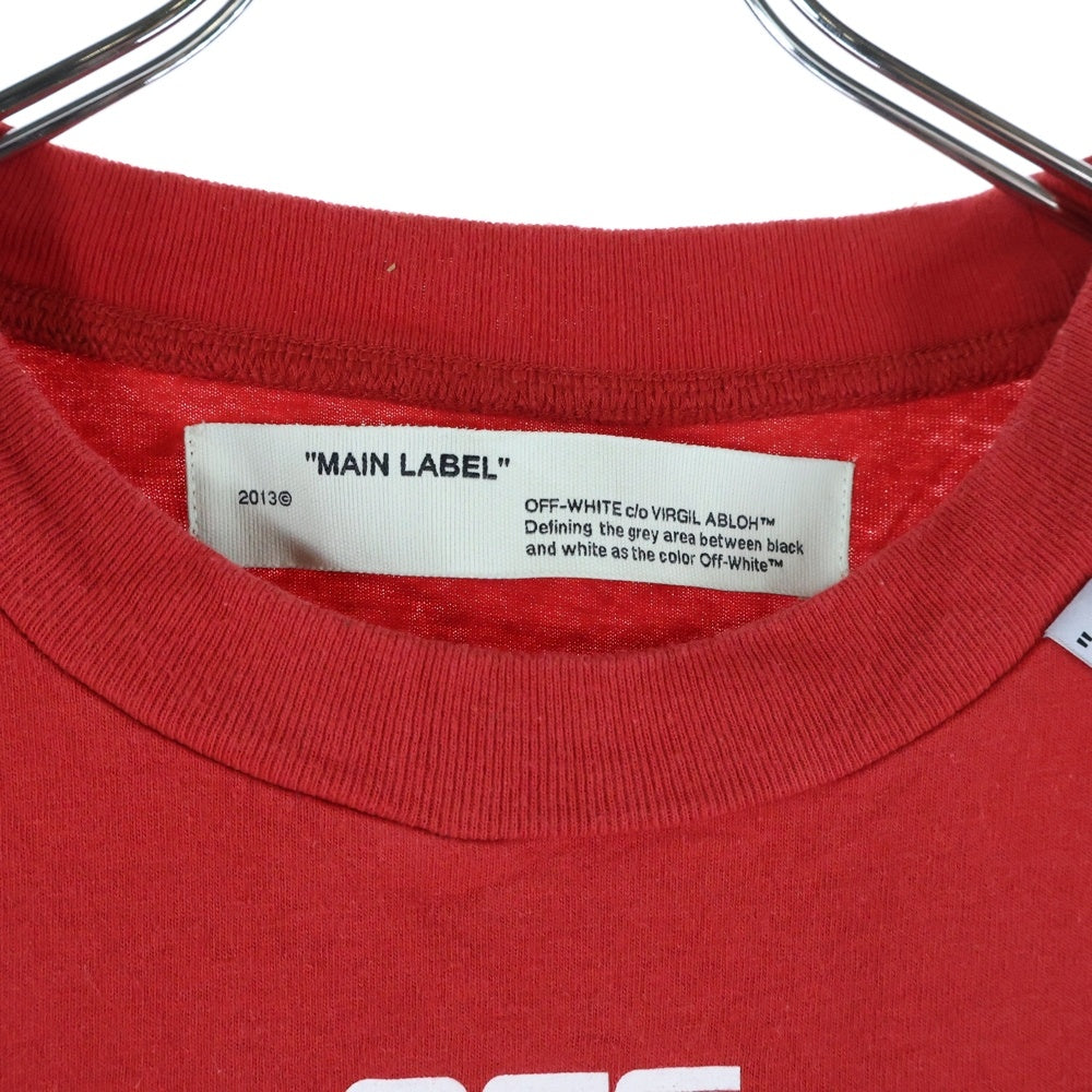 OFF-WHITE(オフホワイト) 20SS CARAVAGGIO ARROWS S/S OVER Tee カラバジオ アローズ バック オーバーサイズ ロゴ プリント クルーネック半袖 Tシャツ カットソーOMAA038S20185004