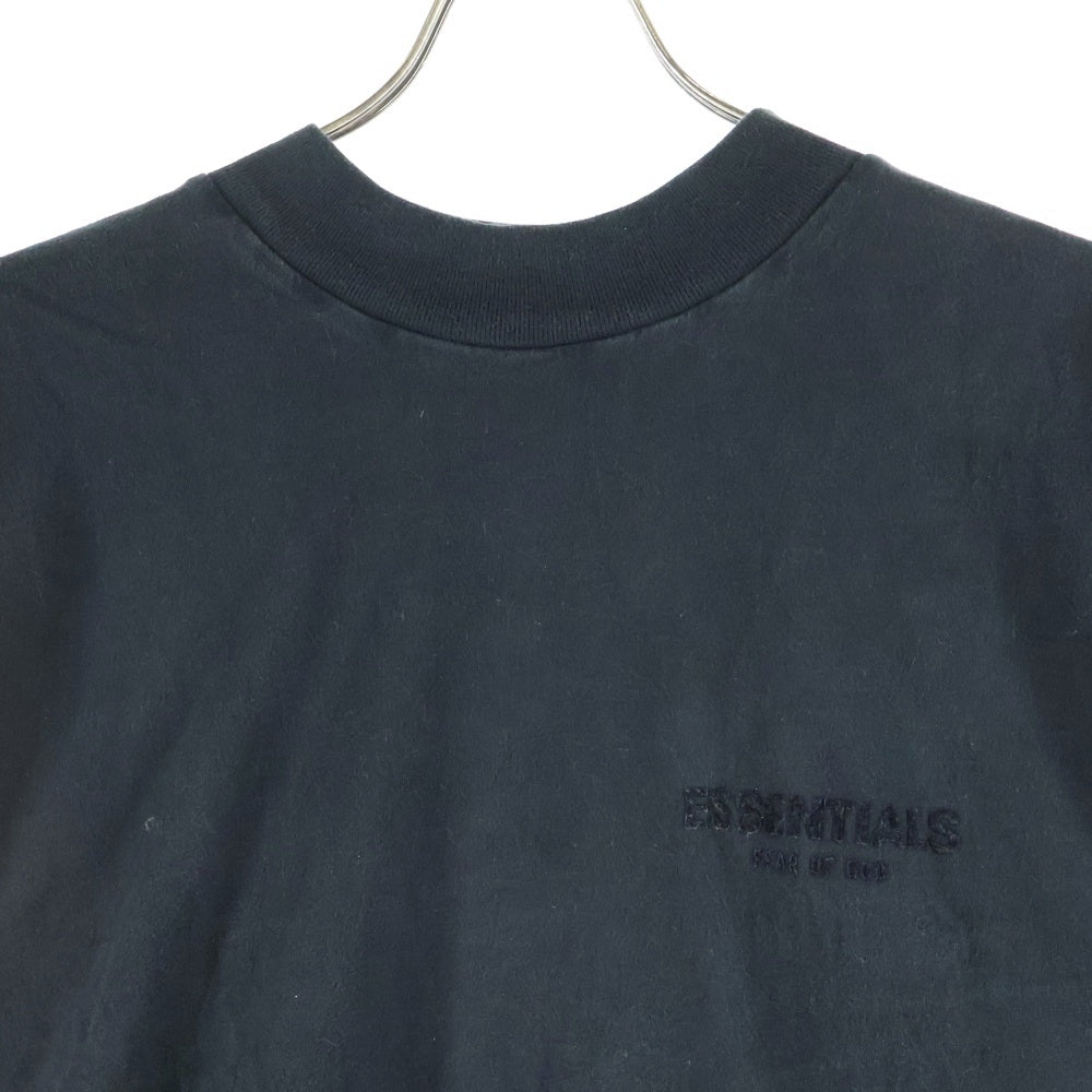 FEAR OF GOD ESSENTIALS(フィアオブゴッド エッセンシャルズ) L/S T-SHIRT 両面フェルトロゴ 長袖Tシャツ クルーネックカットソー チャコール