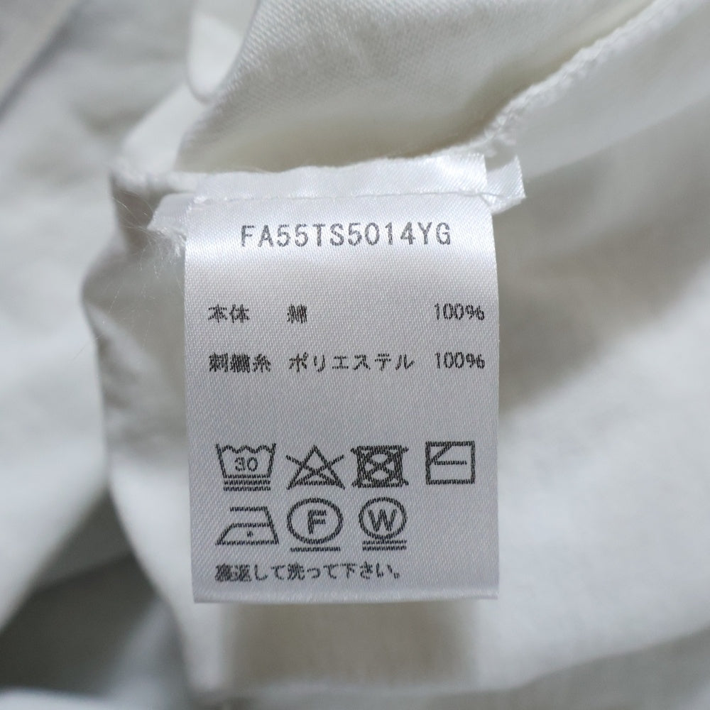 KENZO(ケンゾー) Gradient Embroidered Round Neck グラディエーション ロゴ刺繡 ラウンドネック 半袖Tシャツ カットソー ブルー/ホワイト FA55TS5014YG