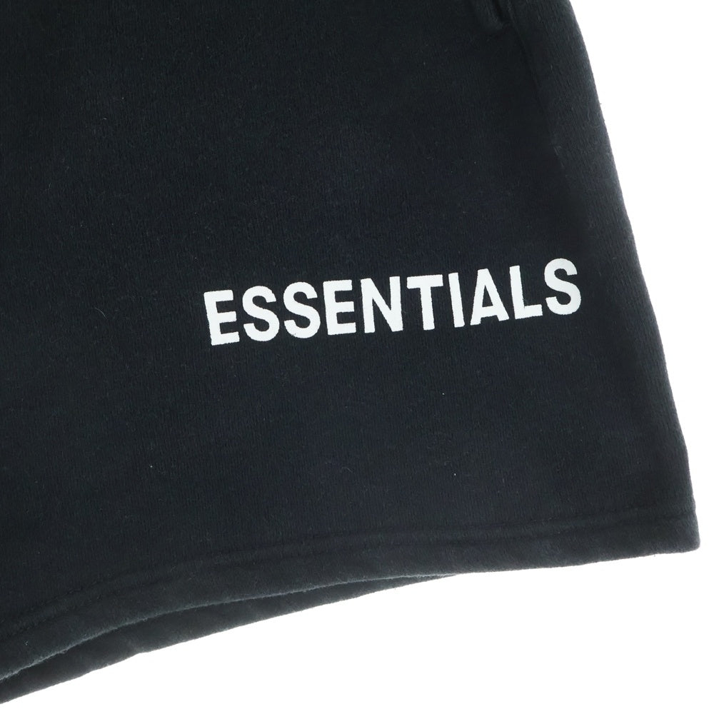 FEAR OF GOD ESSENTIALS(フィアオブゴッド エッセンシャルズ) ロゴプリント スウェット ショートパンツ ブラック
