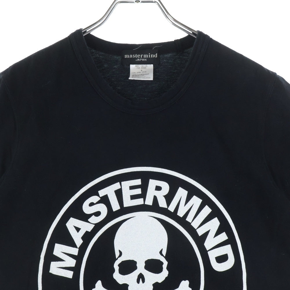 VINTAGE(ヴィンテージ) SENSE別注 ラメ加工 ロゴプリント クルーネック 半袖Tシャツ カットソー ブラック SMD2-TS0223