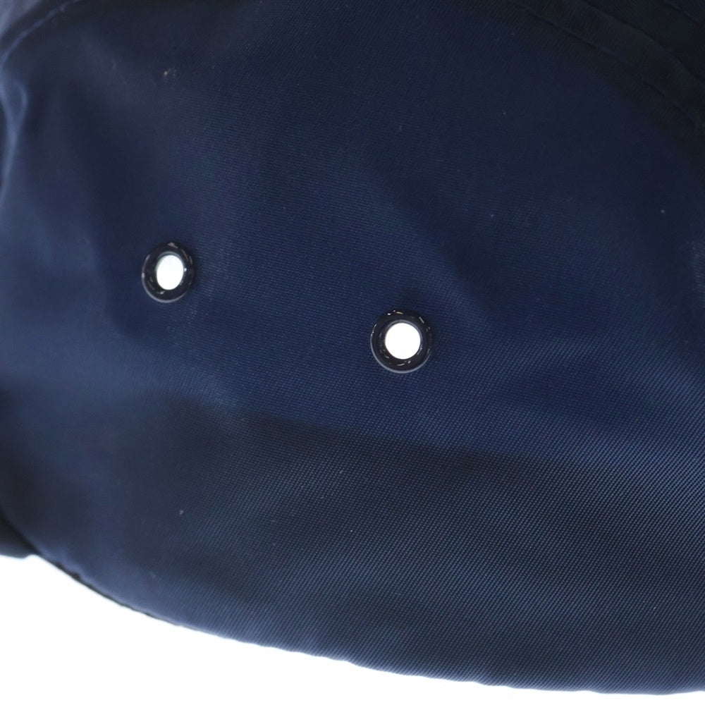 SUPREME(シュプリーム) 18AW Patent Leather Patch Camp Cap ボックスロゴ パテント レザーパッチ キャンプキャップ ネイビー