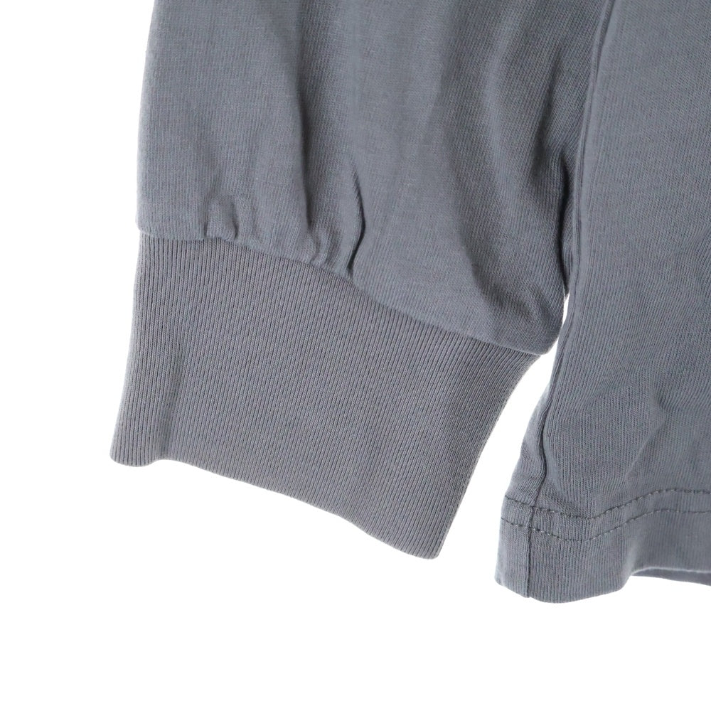 Palace Skateboards(パレススケートボーズ) 胸ロゴ刺繍 クルーネック 長袖Tシャツ カットソー ブラウン