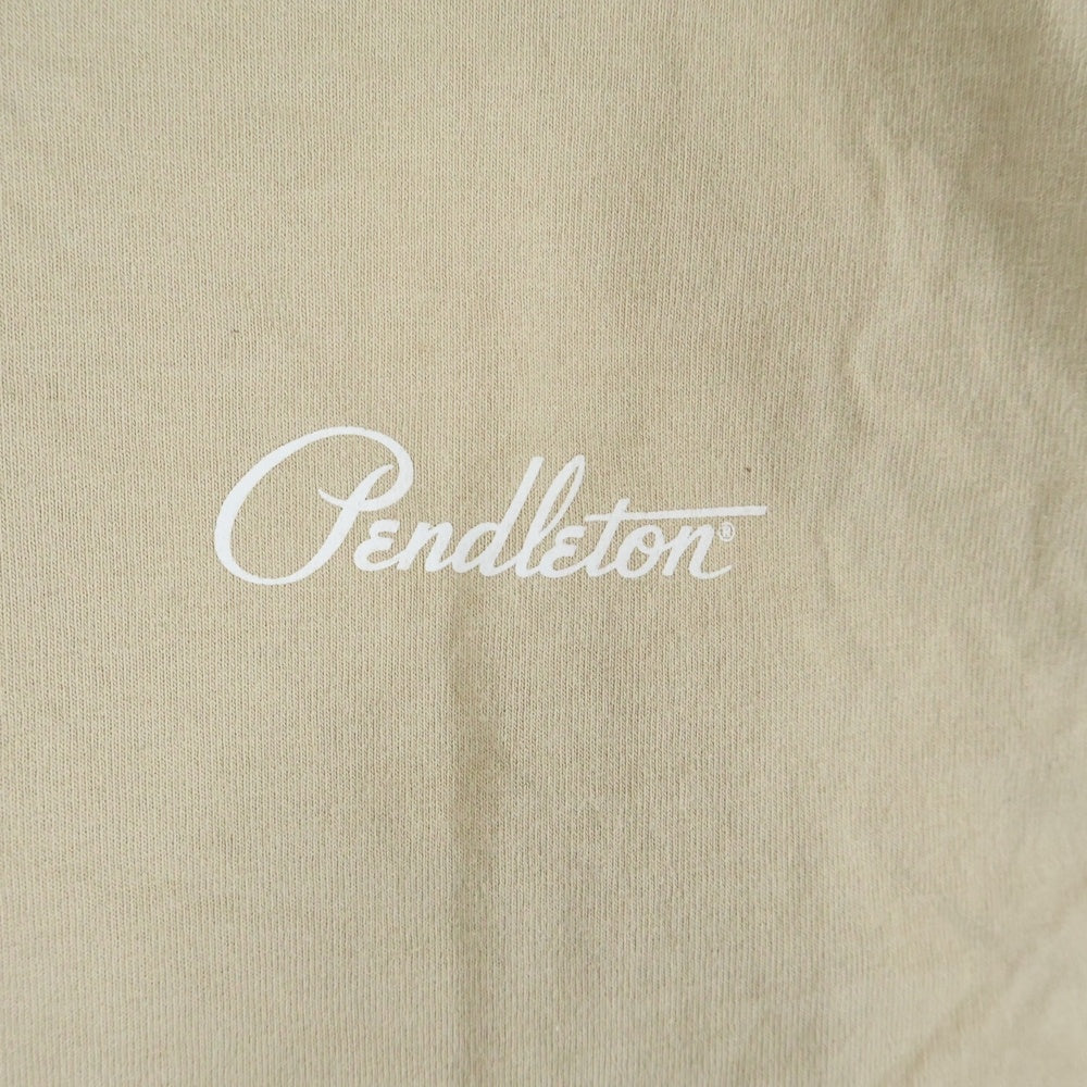 PENDLETON(ペンドルトン) 胸プリント 半袖Tシャツ カットソー ベージュ 1275-4215