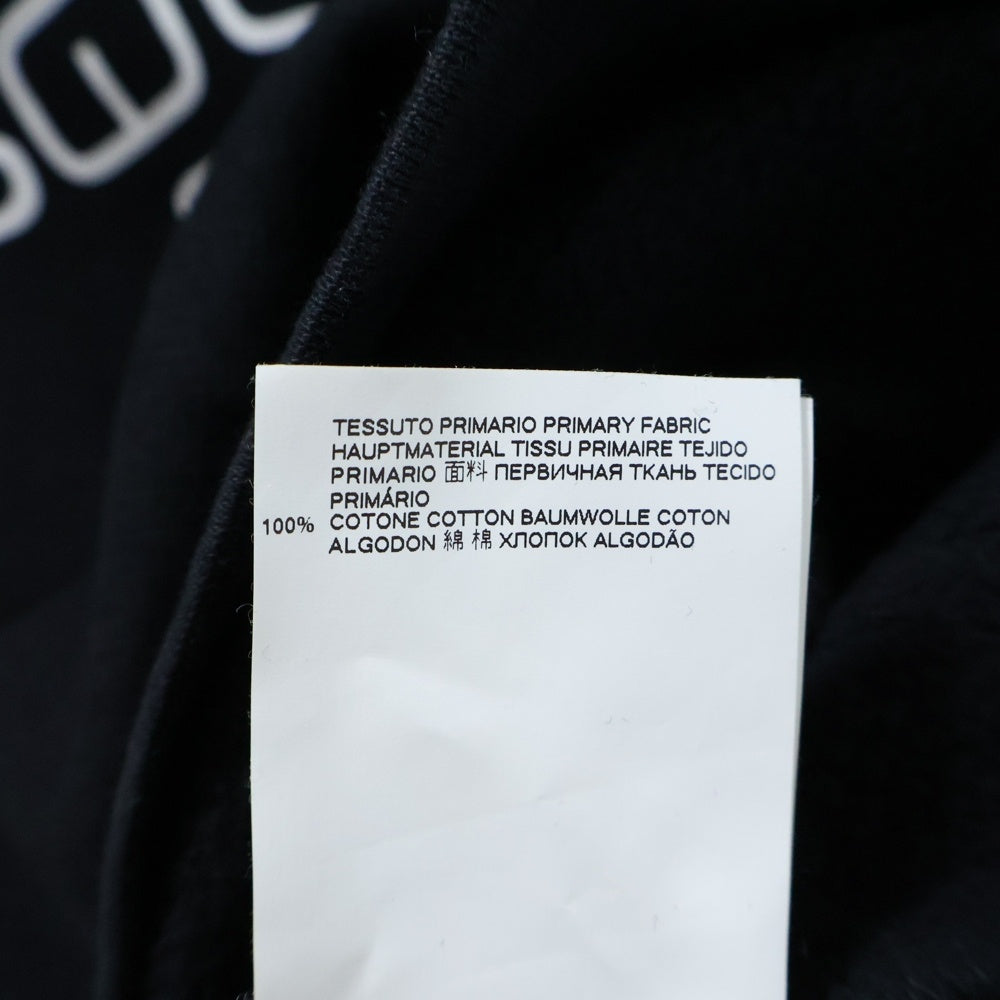 DSQUARED2(ディースクエアード) CAPRI LOGO HOODIE フロントプリント プルオーバーパーカー フーディー ブラック S74GU0409 S25305