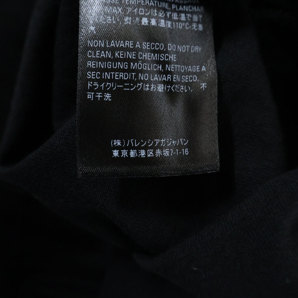 BALENCIAGA(バレンシアガ) 19SS DEMNA GVASALIA 18+ LOGO PRINT Tee デムナ ヴァザリア ロゴ プリント クルーネック 半袖カットソー Tシャツ ブラック 612966 TIV43