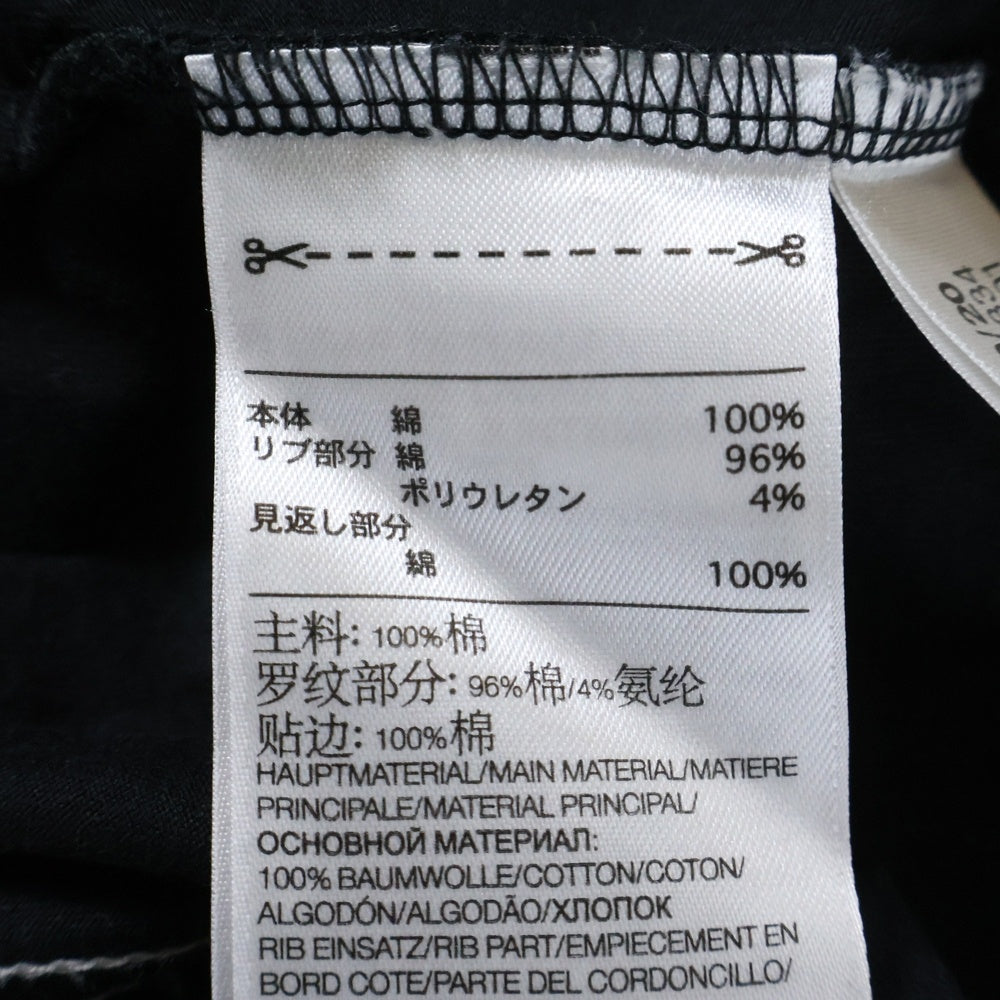 Y-3(ワイスリー) M3 STP S/S Tee バック 3ストライプ ラバーロゴ クルーネック 半袖Tシャツ カットソー ブラック H16334