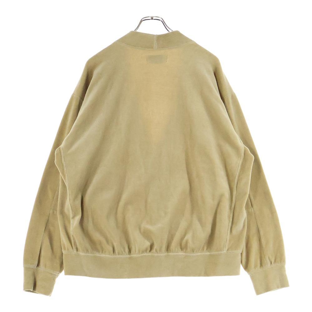 LES TIEN(レスティエン) ×RHC Ron Harman アールエイチシー ロンハーマン ベロア カーディガン ベージュ