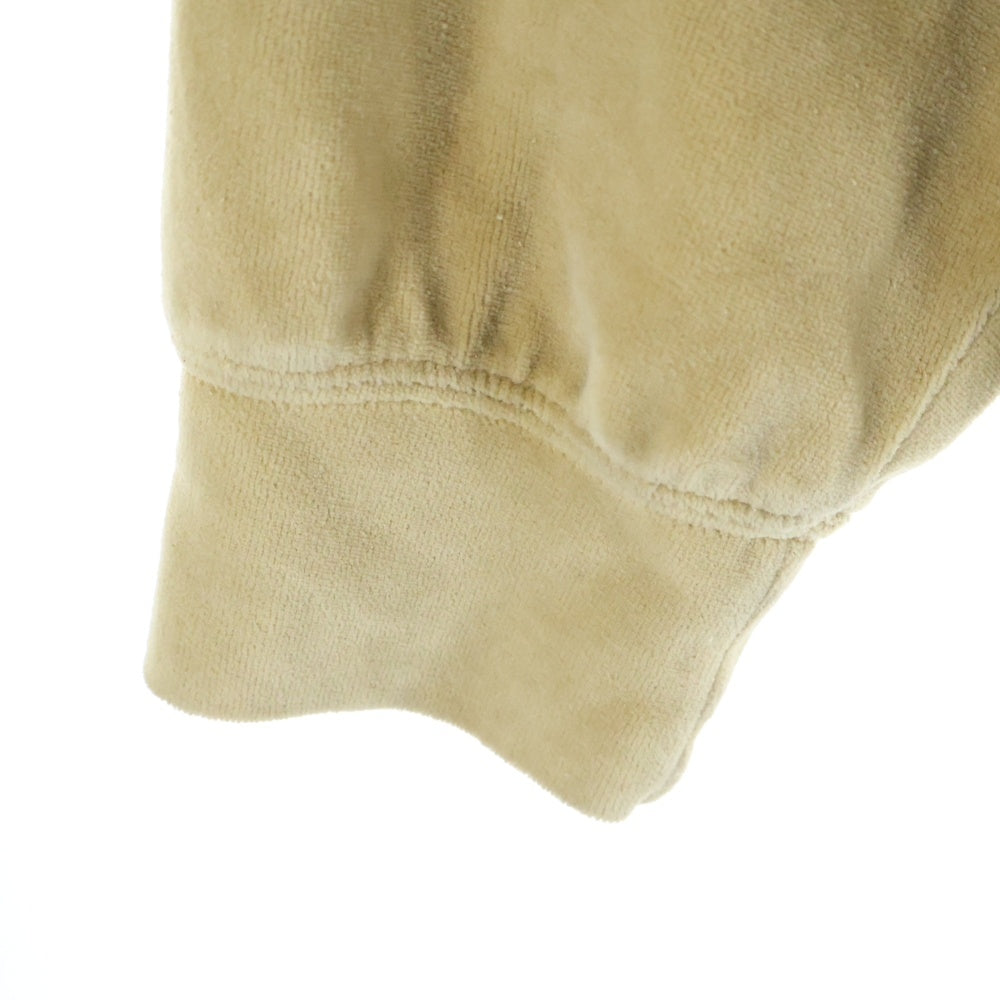 LES TIEN(レスティエン) ×RHC Ron Harman アールエイチシー ロンハーマン ベロア カーディガン ベージュ