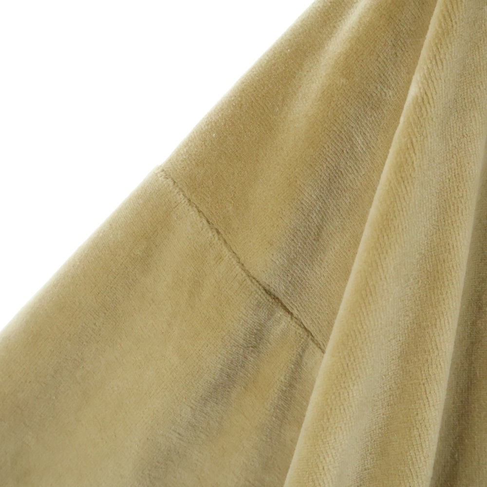 LES TIEN(レスティエン) ×RHC Ron Harman アールエイチシー ロンハーマン ベロア カーディガン ベージュ