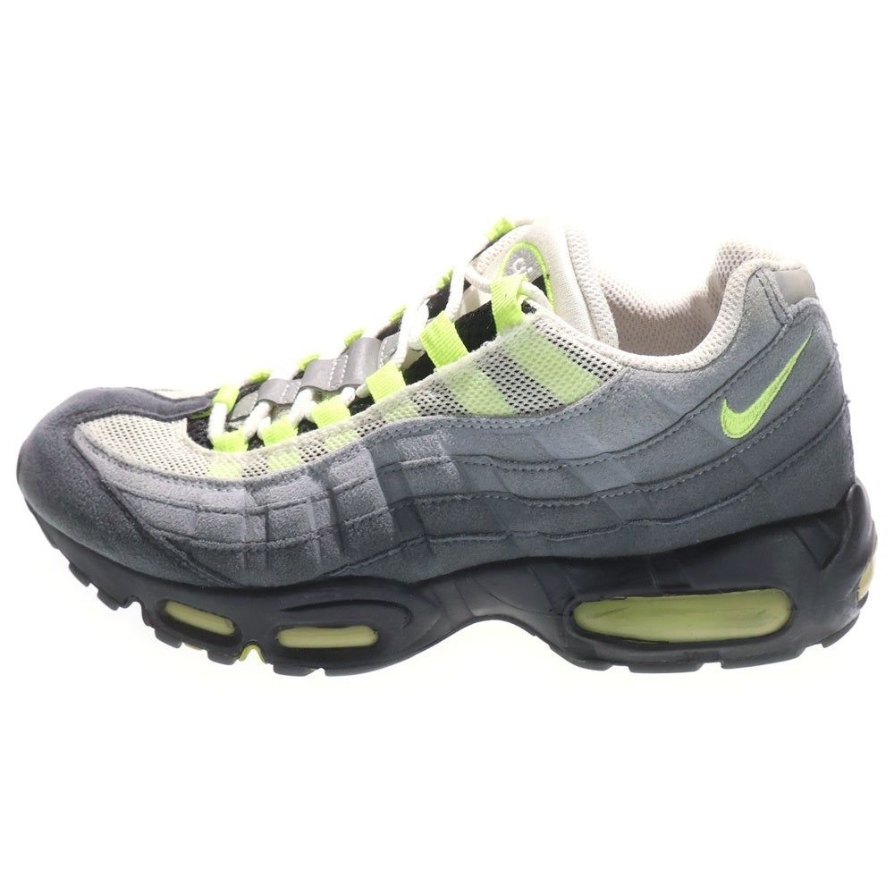 NIKE(ナイキ) 【観賞用 12年製】 AIR MAX 95 OG NEON YELLOW エアマックス イエローグラデ ローカットスニーカー グレー/イエロー US7.5/25.5cm 554970-174