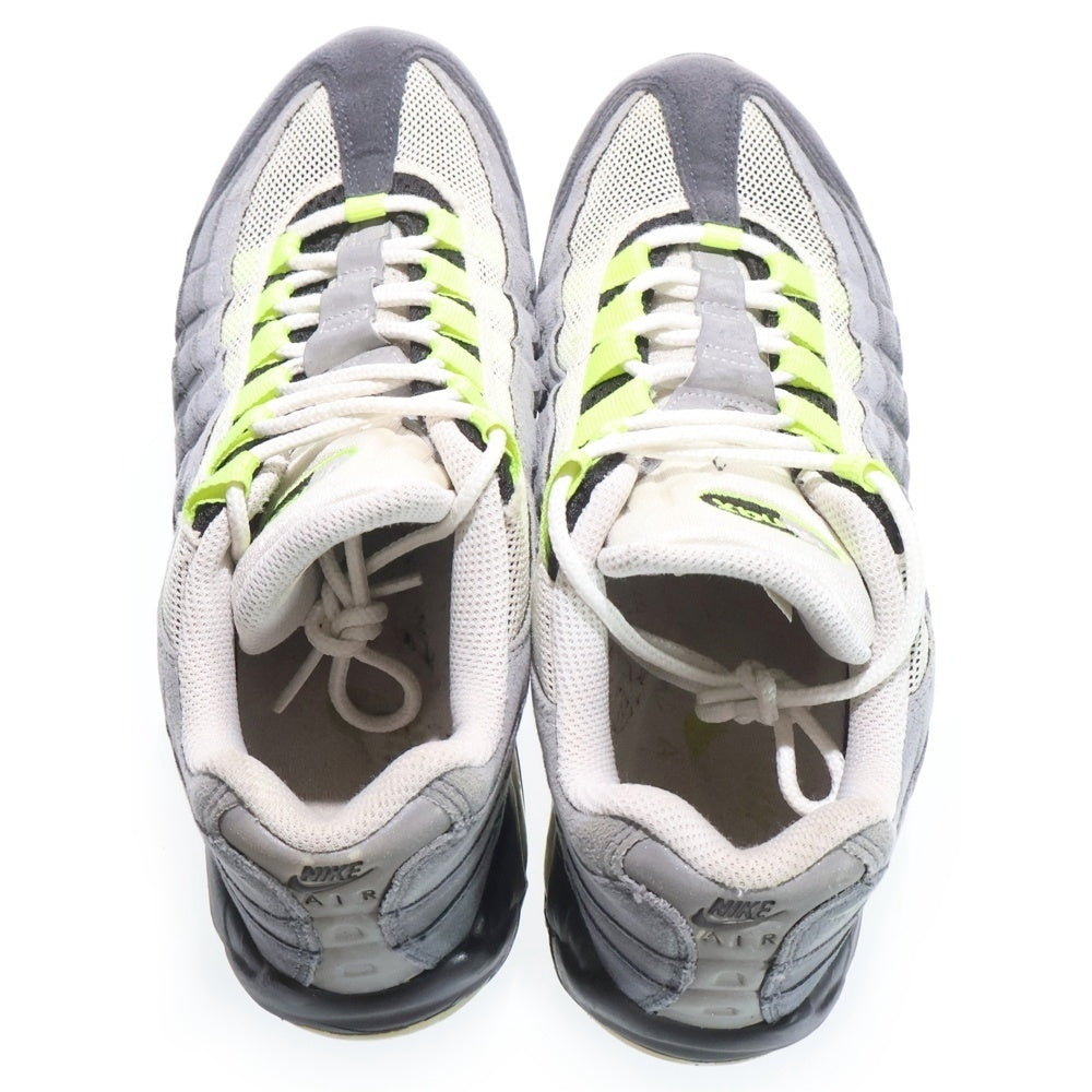 NIKE(ナイキ) 【観賞用 12年製】 AIR MAX 95 OG NEON YELLOW エアマックス イエローグラデ ローカットスニーカー グレー/イエロー US7.5/25.5cm 554970-174