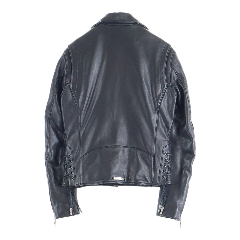 CHROME HEARTS(クロムハーツ) JJ DEAN ダガージップライダース レザージャケット ブラック