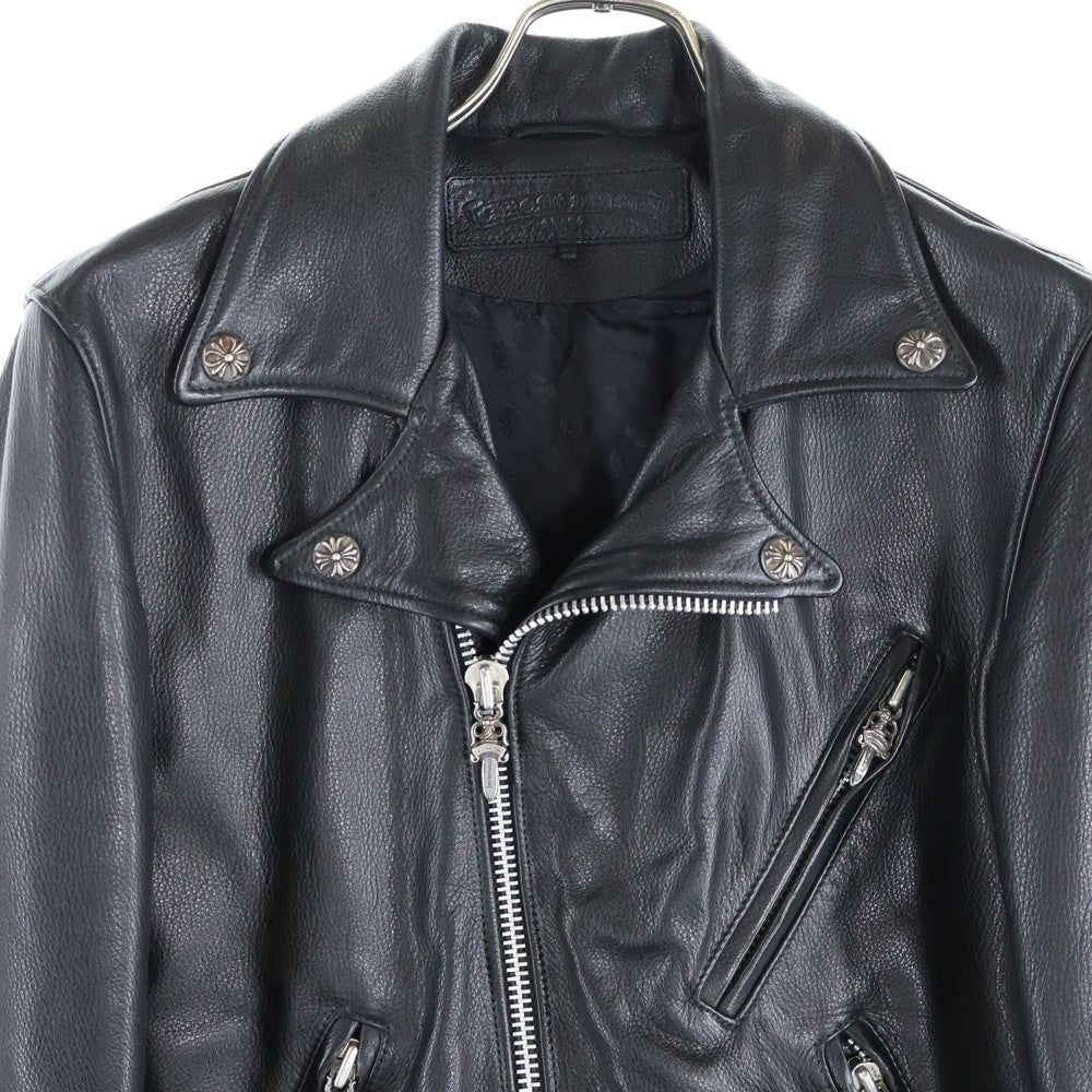 CHROME HEARTS(クロムハーツ) JJ DEAN ダガージップライダース レザージャケット ブラック