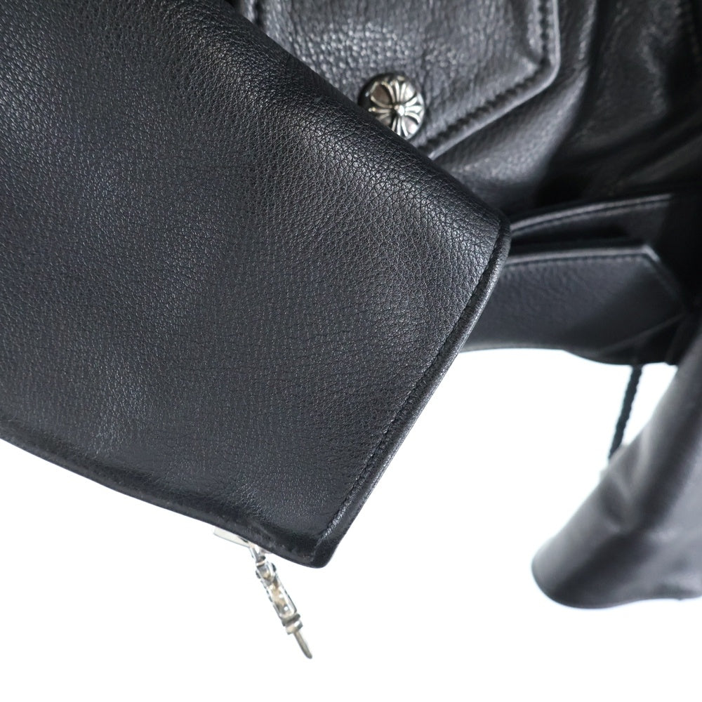 CHROME HEARTS(クロムハーツ) JJ DEAN ダガージップライダース レザージャケット ブラック