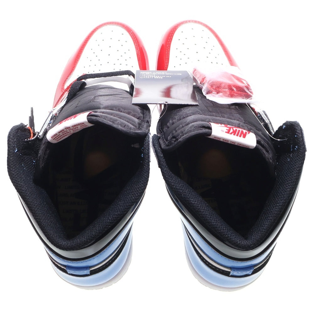 NIKE(ナイキ) AIR JORDAN1 HIGH OG FEARLESS エアジョーダン1 ハイ フィアレス ハイカットスニーカー レッド/ブルー US10/28cm CK5666-100