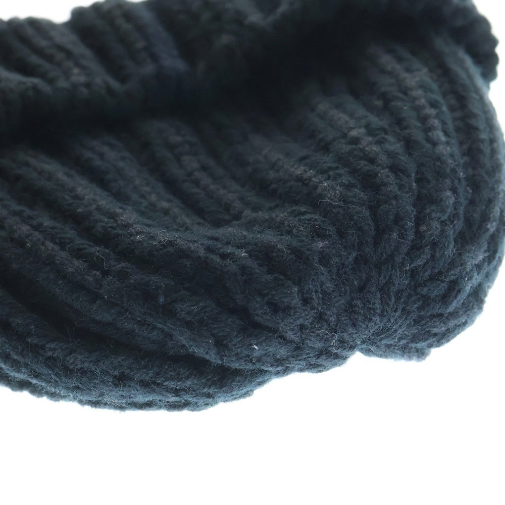 STUSSY(ステューシー) 00s OLD STUSSY オールドステューシー 銀タグ アクリルニットビーニー 帽子 ブラック