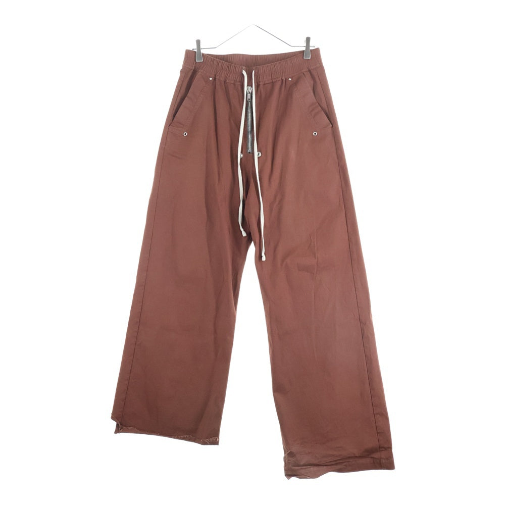 Rick Owens(リックオウエンス) GETH BELAS WIDE TROUSERS ベラ ワイド トラウザーパンツ ブラウン RU02B2365-TE