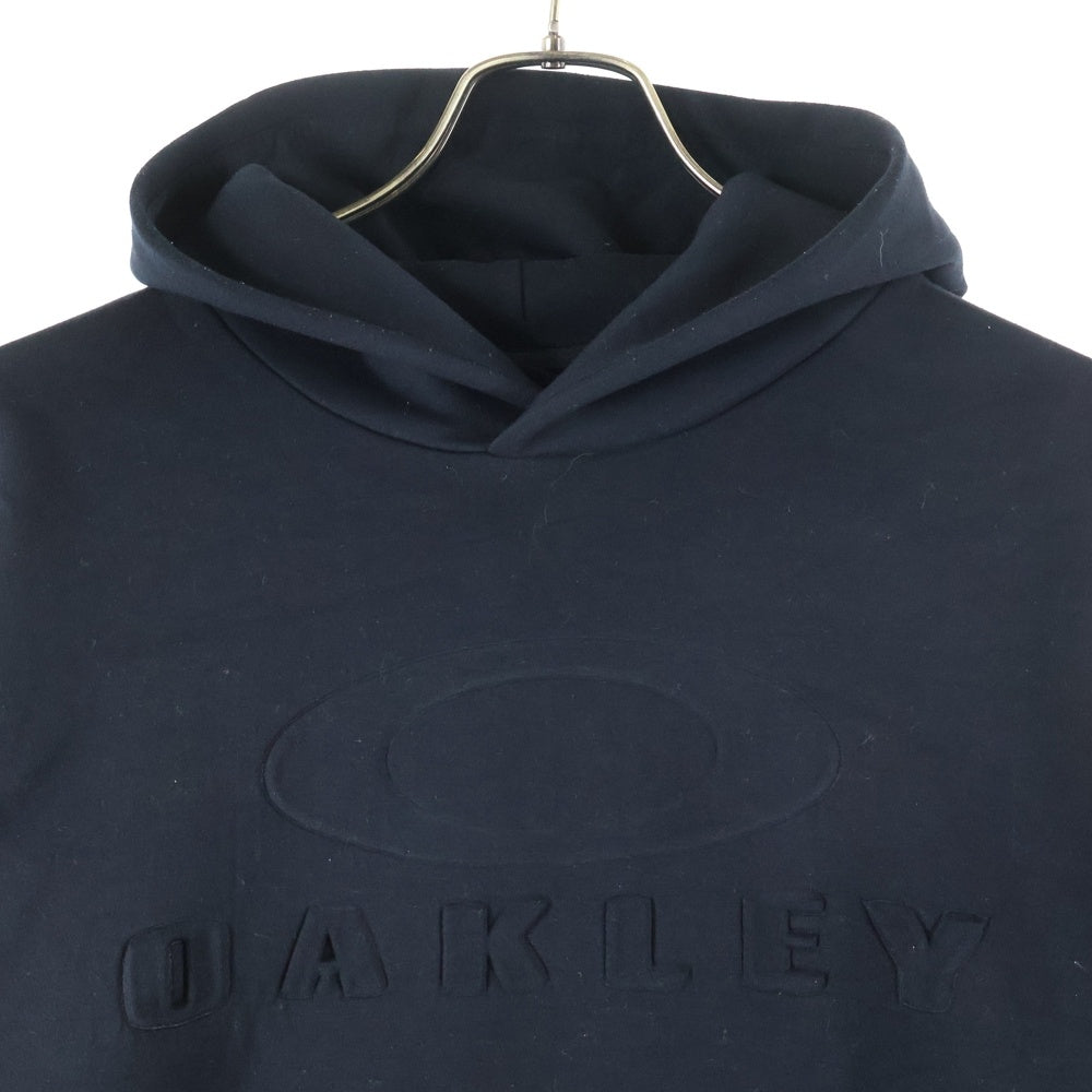 OAKLEY(オークリー) Enhance Qd Fleece Hoodie フロントロゴ プルオーバースウェットパーカー ブラック FOA405141
