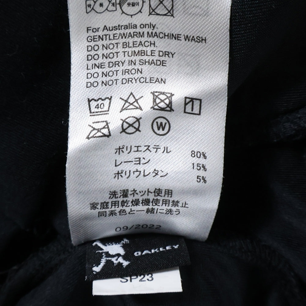 OAKLEY(オークリー) Enhance Qd Fleece Hoodie フロントロゴ プルオーバースウェットパーカー ブラック FOA405141