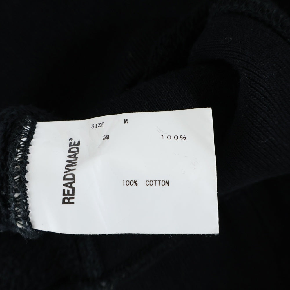 READY MADE(レディメイド) R MUTT HOODIE アールマット プルオーバースウェットパーカー フーディ ブラック RE-CO-BK-00-00-195