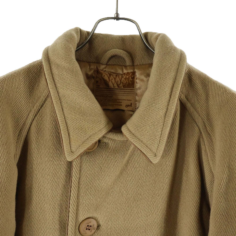 nonnative(ノンネイティブ) 碇ボタン ウール Pコート ジャケット ベージュ