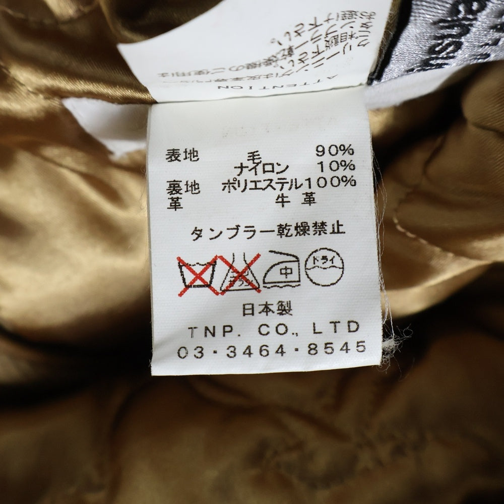 nonnative(ノンネイティブ) 碇ボタン ウール Pコート ジャケット ベージュ