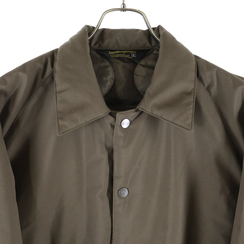 BLUCO(ブルコ) QUILTING COACH JACKET 裏地キルティング コーチジャケット ブルゾン ベージュ 1351-3B17