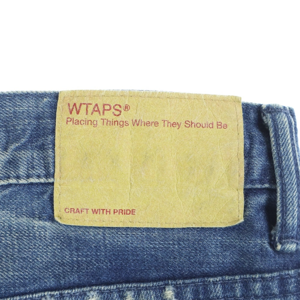 WTAPS(ダブルタップス) BLUES VERY SKINNY ブルーズベリースキニー スリムストレート デニムパンツ インディゴ 122GWDT-PTM05