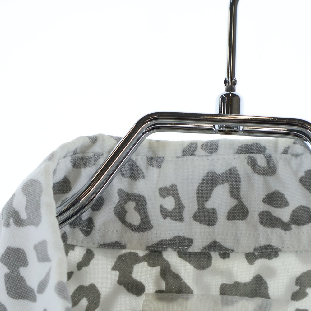 UNIFORM EXPERIMENT(ユニフォームエクスペリメント) コットン スターレオパードチェック 総柄 半袖シャツ ブルー UE-130025