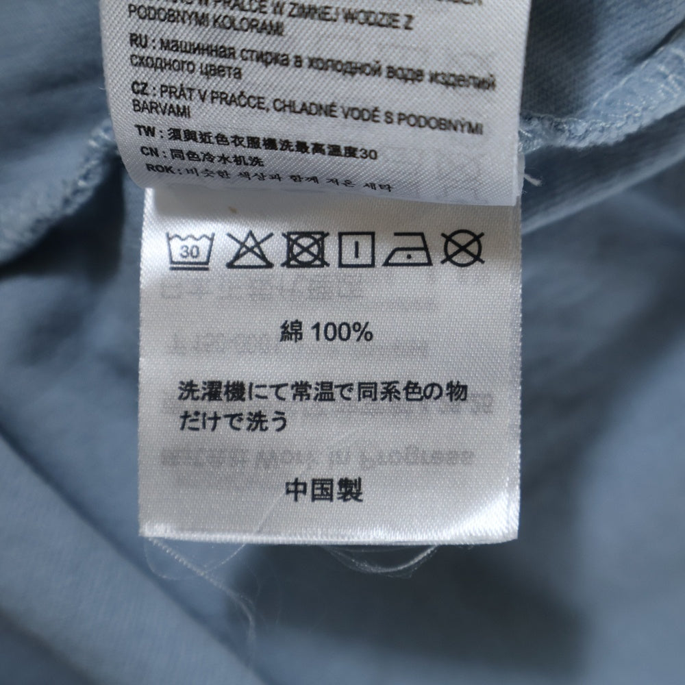 CARHARTT(カーハート) ロゴ刺繍 ポケット 長袖Tシャツカットソー スカイブルー A17207.0F4.00.03