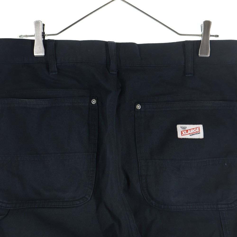 X-LARGE(エクストララージ) DAISY DOUBLE KNEE WORK PANTS デイジー ダブルニー ワークパンツ チノパン ブラック 101231031008